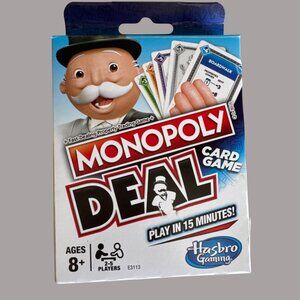 Monopoly Deal Card Game For Ages 8+ 2-5 Players Family Game Hasbro Gaming